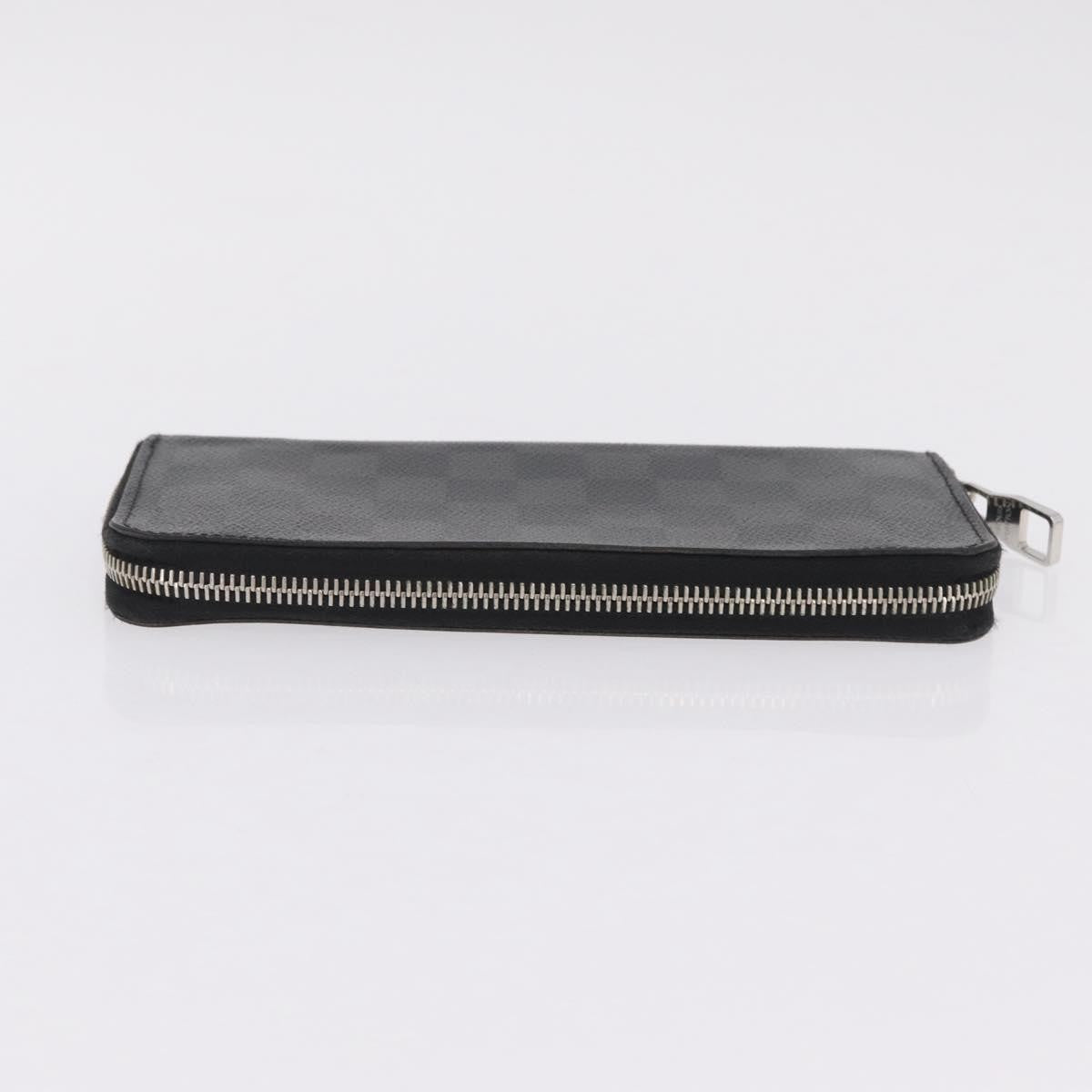Louis Vuitton Zippy Damier Graphite Gray Canvas Wallets Accessory (Pre-Owned)