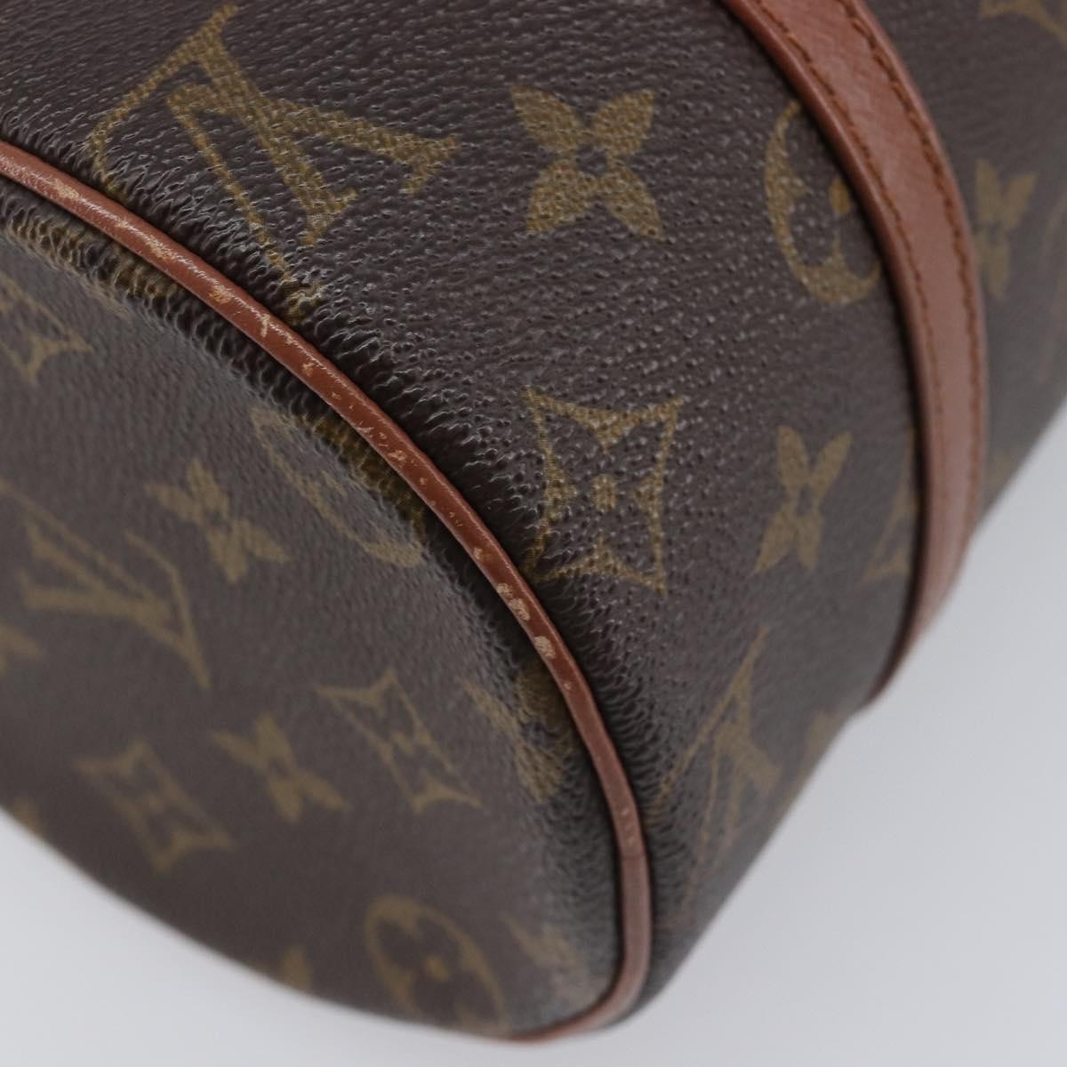 Louis Vuitton Papillon Monogram Canvas Brown Canvas Handbag (Pre-Owned)