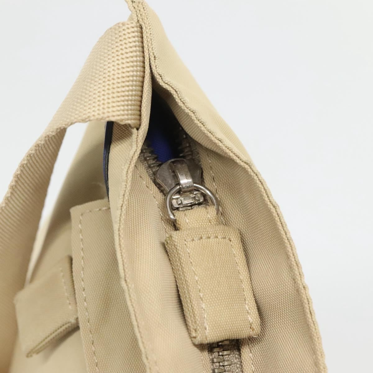Burberry Blue Label Nylon Beige Nylon Shoulder Bag Bag (Pre-Owned)