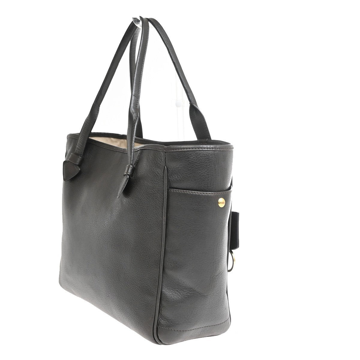 Loewe Heritage Leather Brown Leather Tote Bag Bag (Pre-Owned)