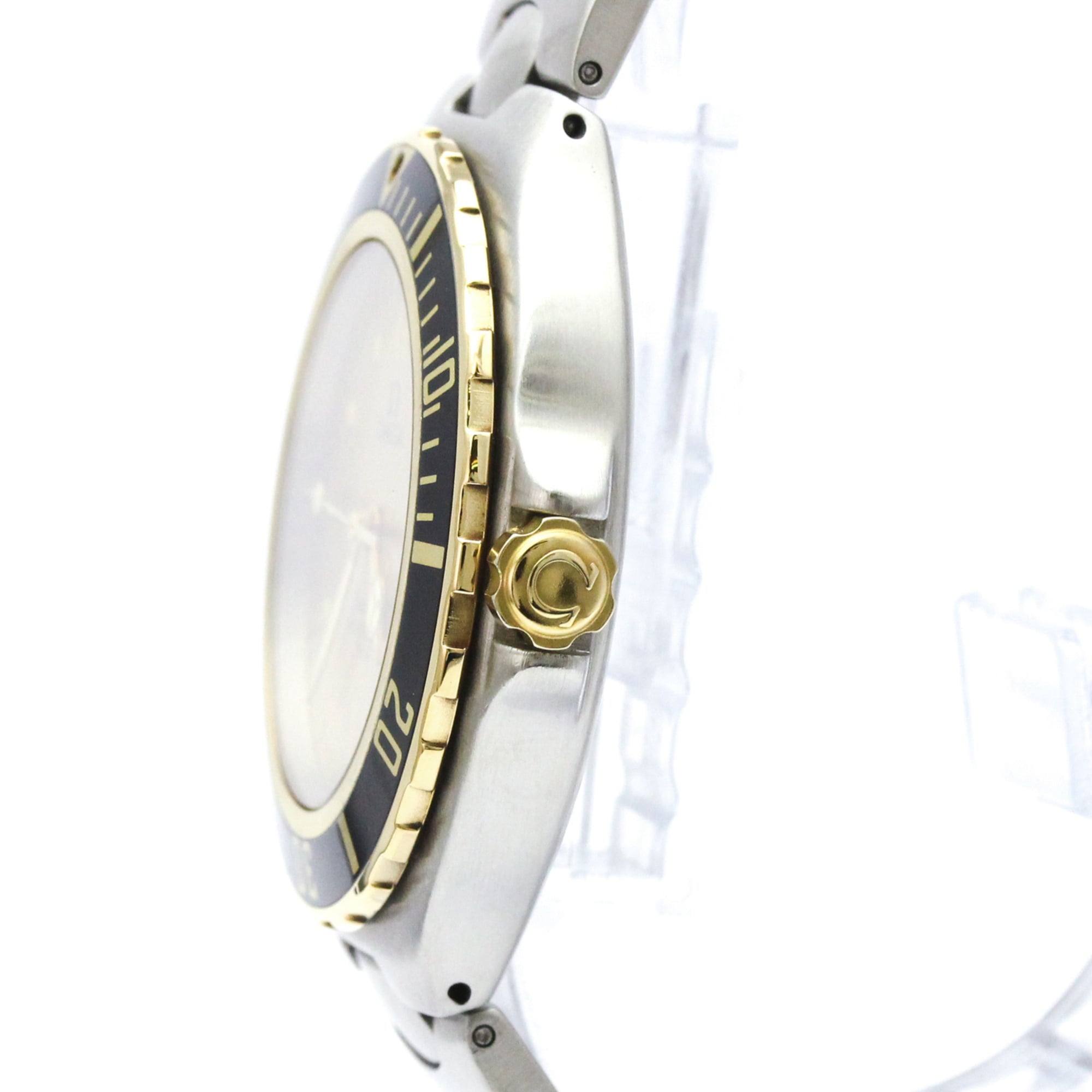 Omega Seamaster Professional 200 Pre Bond Chronometer Quartz Stainless Steel And Yellow Gold (18K) Watch (Pre-Owned)