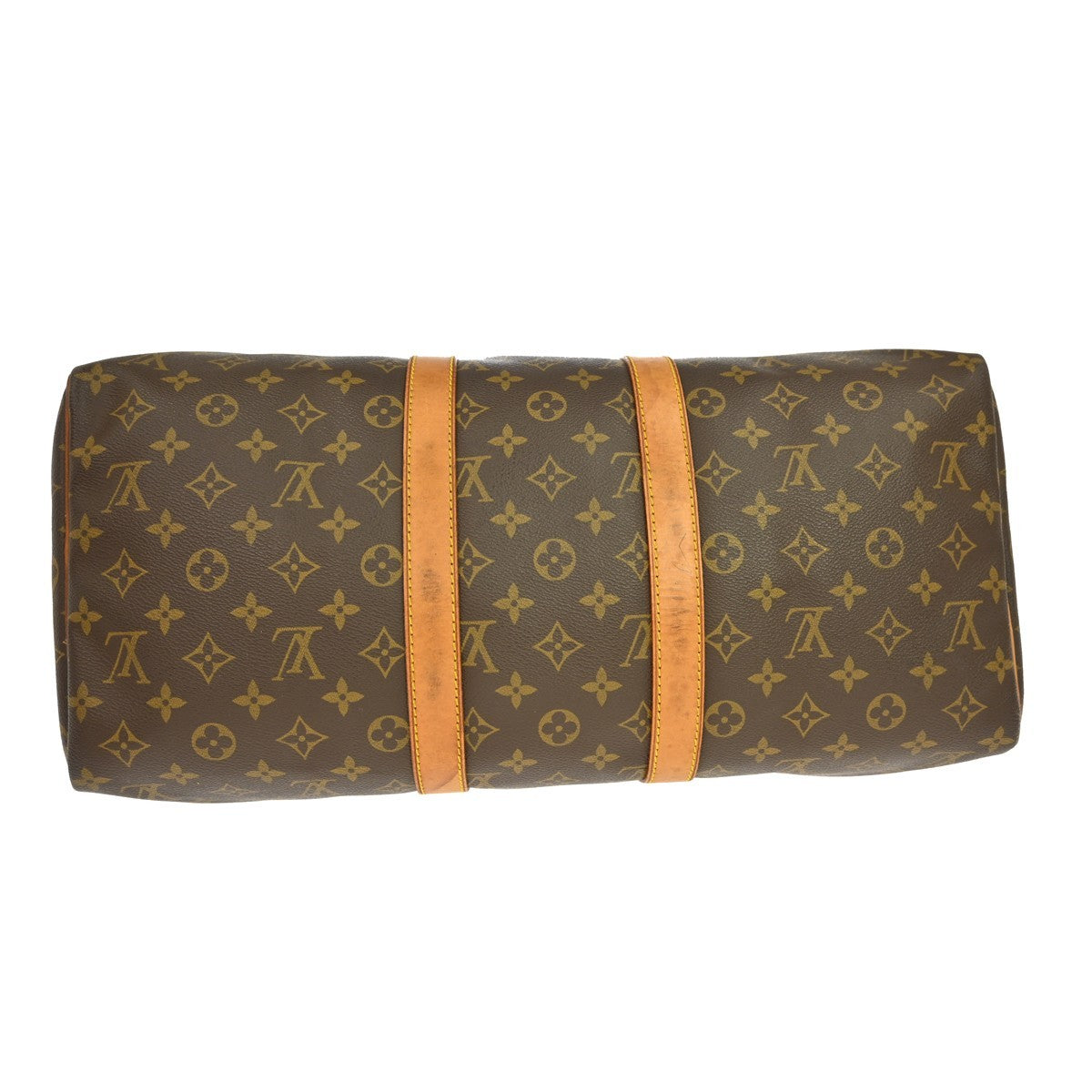 Louis Vuitton Keepall Monogram Canvas Brown Canvas Travel Bag Bag (Pre-Owned)