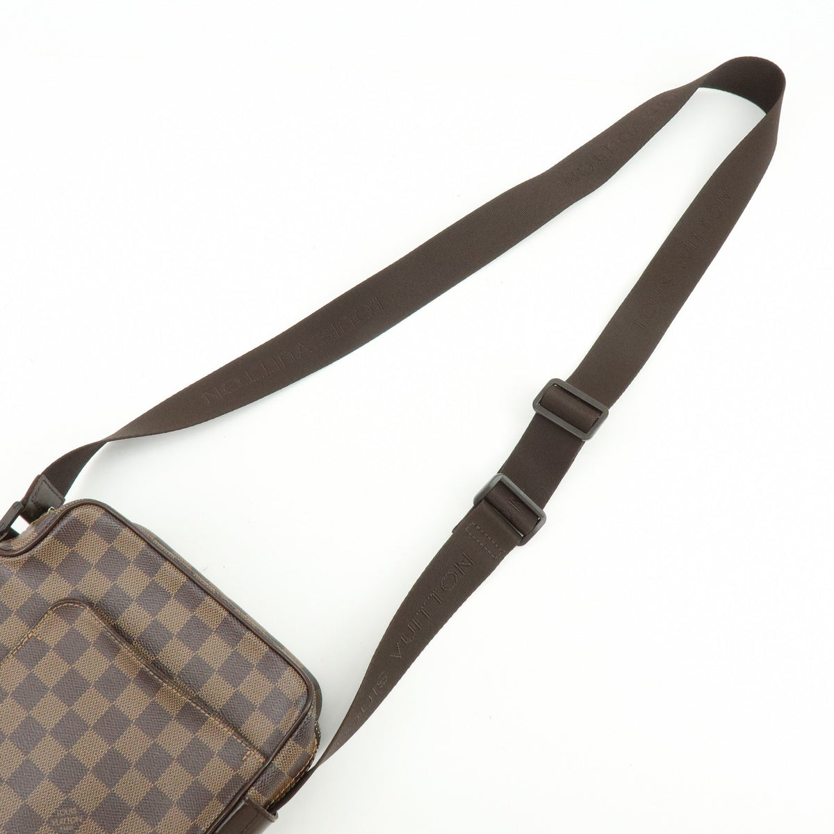 Louis Vuitton Olav Damier Brown Canvas Handbag (Pre-Owned)