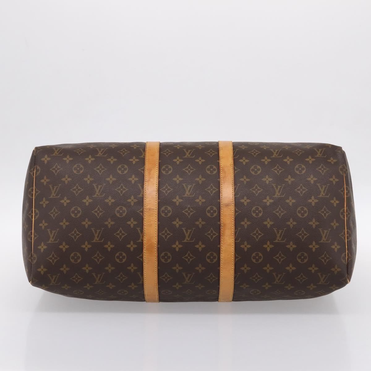 Louis Vuitton Keepall Monogram Canvas Brown Canvas Travel Bag Bag (Pre-Owned)
