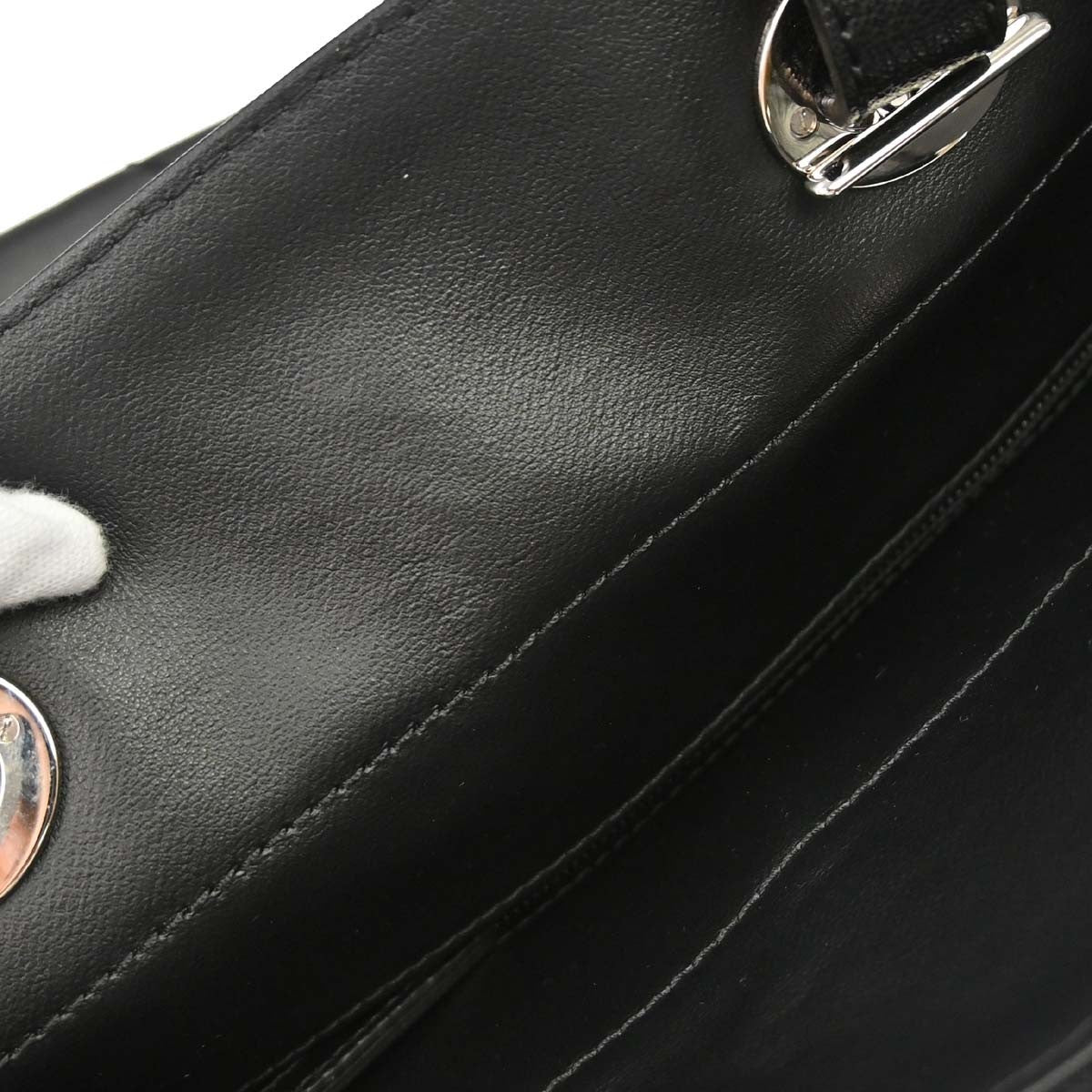Chanel Biarritz Tote Quilted Coated Canvas Black Canvas Tote Bag Bag (Pre-Owned)