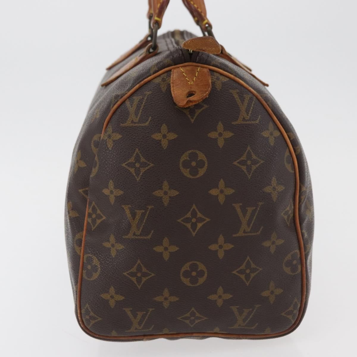 Louis Vuitton Speedy Monogram Canvas Brown Canvas Handbag (Pre-Owned)