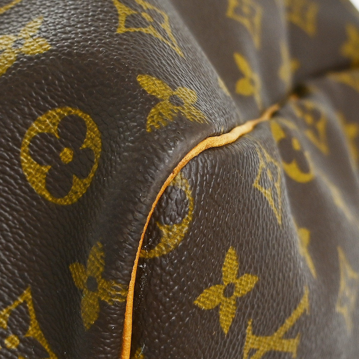 Louis Vuitton Keepall Monogram Canvas Brown Canvas Travel Bag Bag (Pre-Owned)