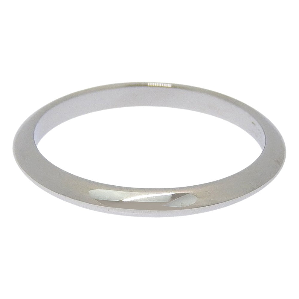 Tiffany & Co. Knife Edge Platinum Silver Platinum Ring Jewelry (Pre-Owned)