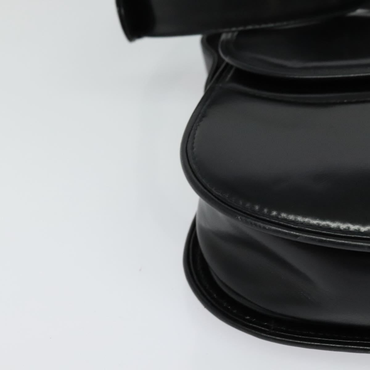 Gucci Vintage Leather Black Leather Shoulder Bag Bag (Pre-Owned)