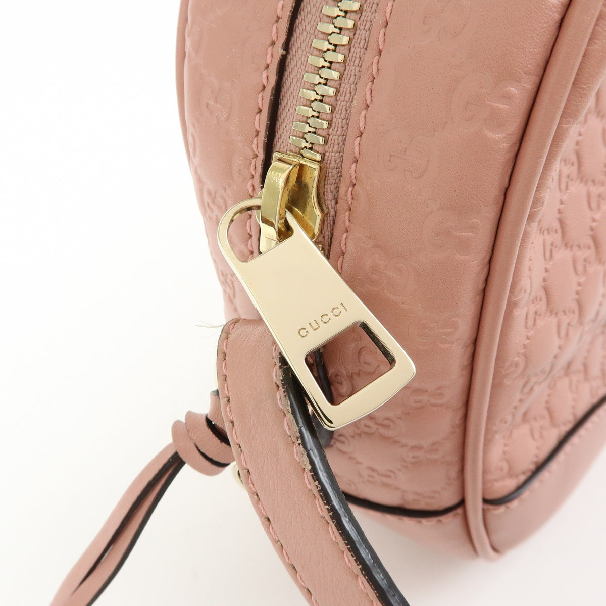 Gucci Bree Disco Microguccissima Leather Pink Leather Crossbody Bag Bag (Pre-Owned)