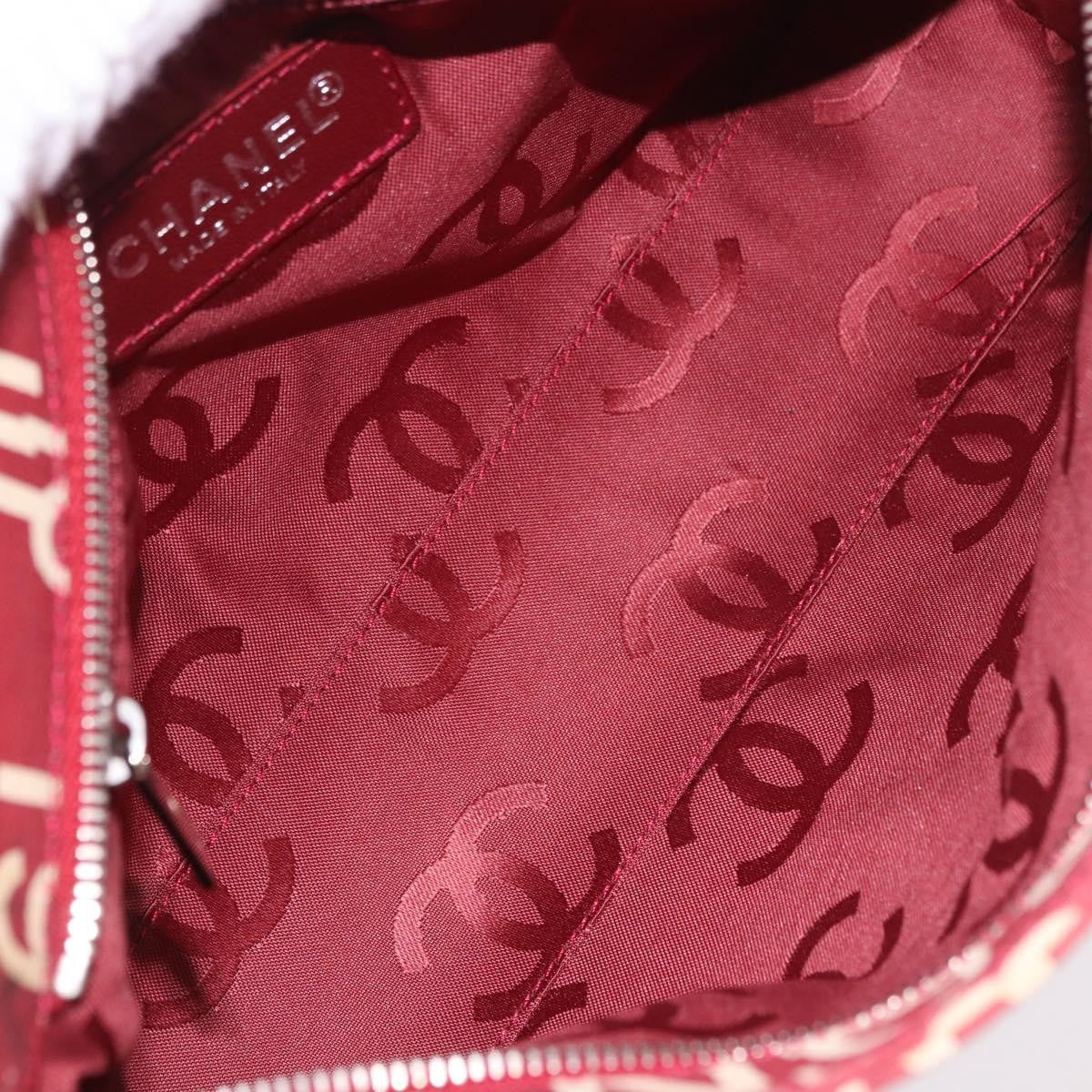 Chanel Vintage Clutch Canvas Red Canvas Clutche & Pouche Bag (Pre-Owned)
