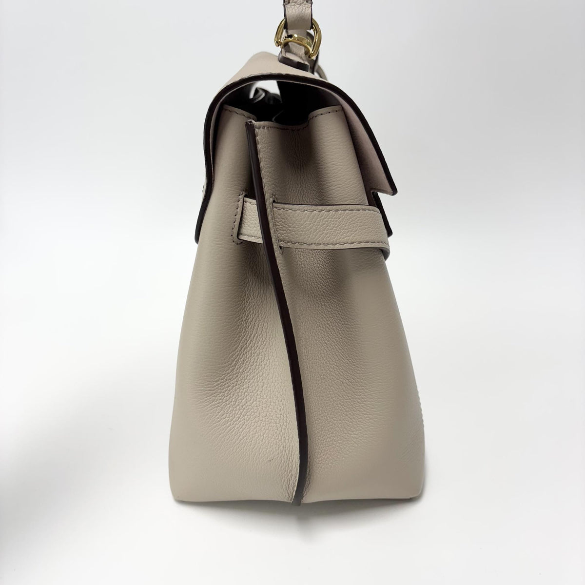 Louis Vuitton Lockme Ever Leather Beige Leather Handbag (Pre-Owned)
