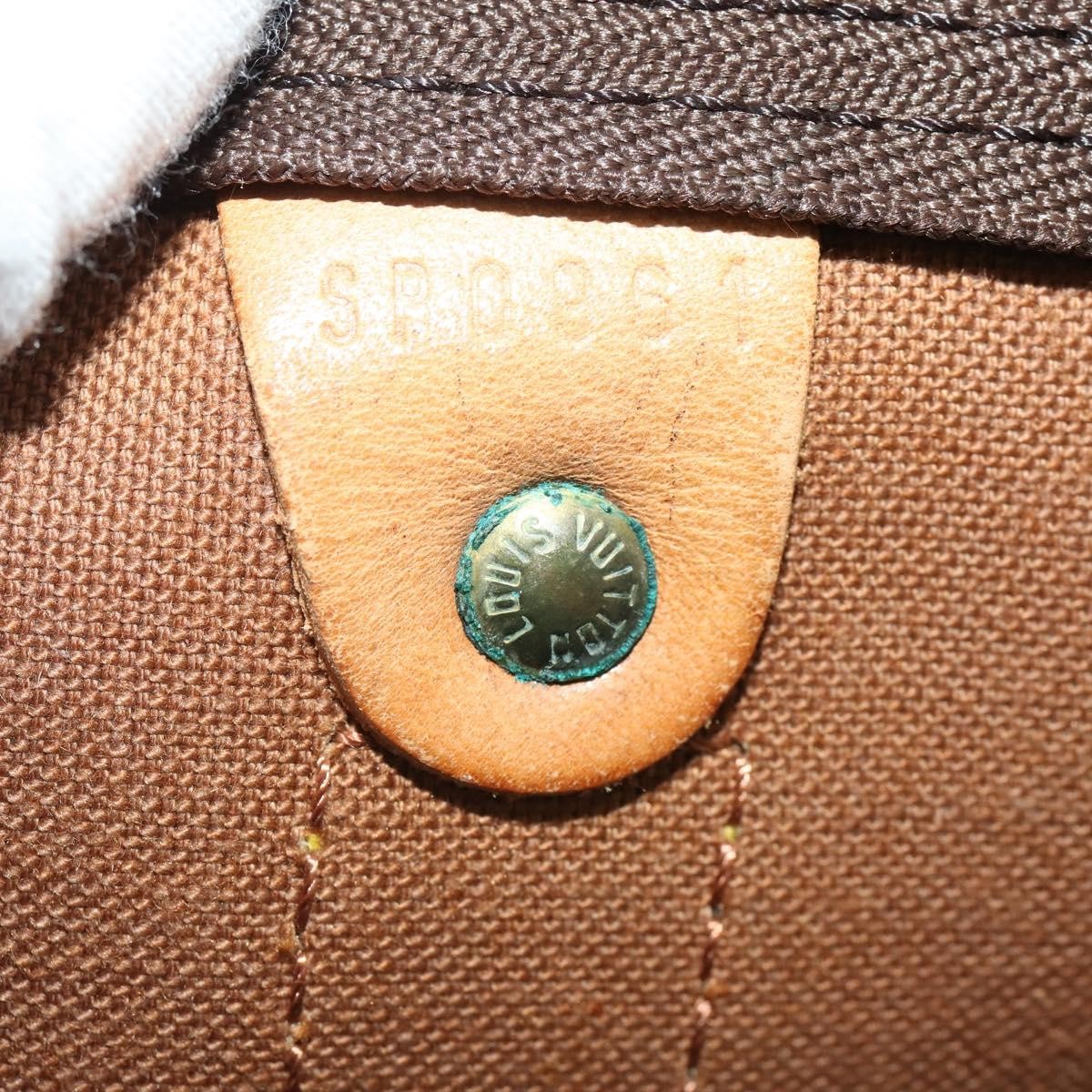 Louis Vuitton Keepall Bandoulière Canvas Brown Canvas Travel Bag Bag (Pre-Owned)