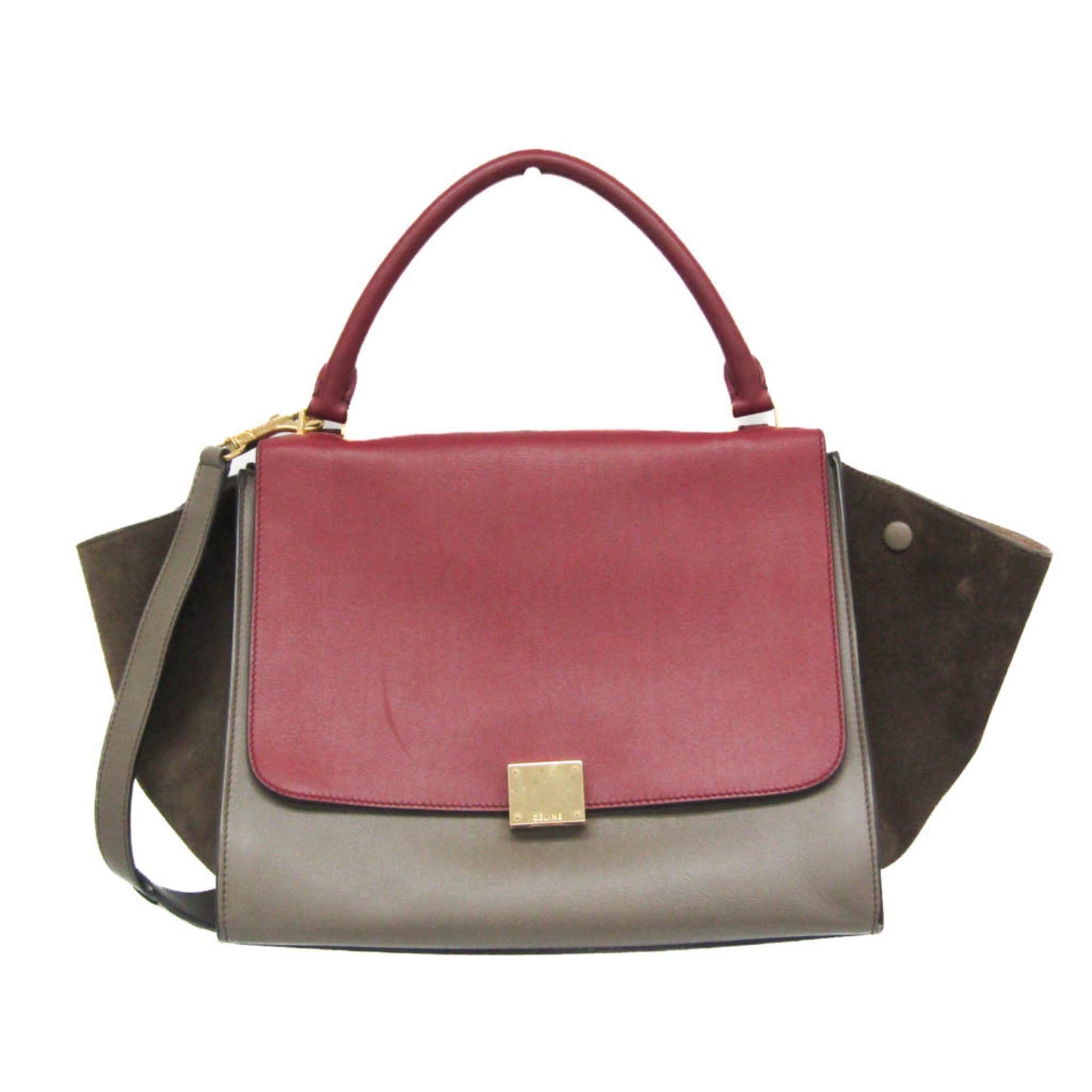 Celine Tricolor Trapeze Leather Multicolour Leather Handbag (Pre-Owned)