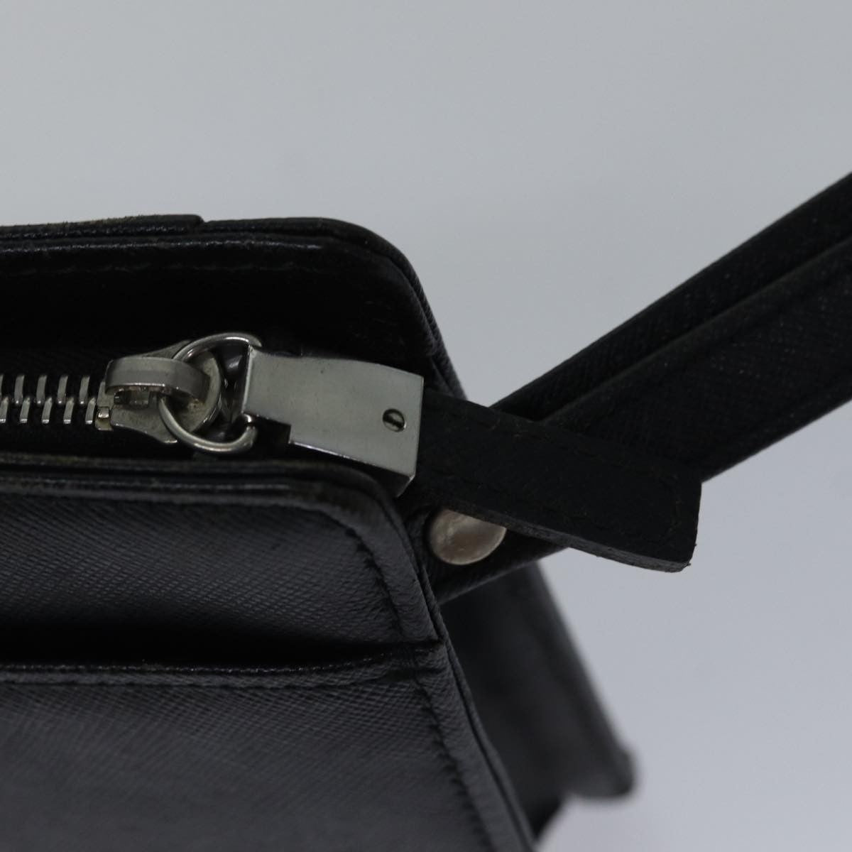Burberry Vintage Leather Black Leather Clutche & Pouche Bag (Pre-Owned)