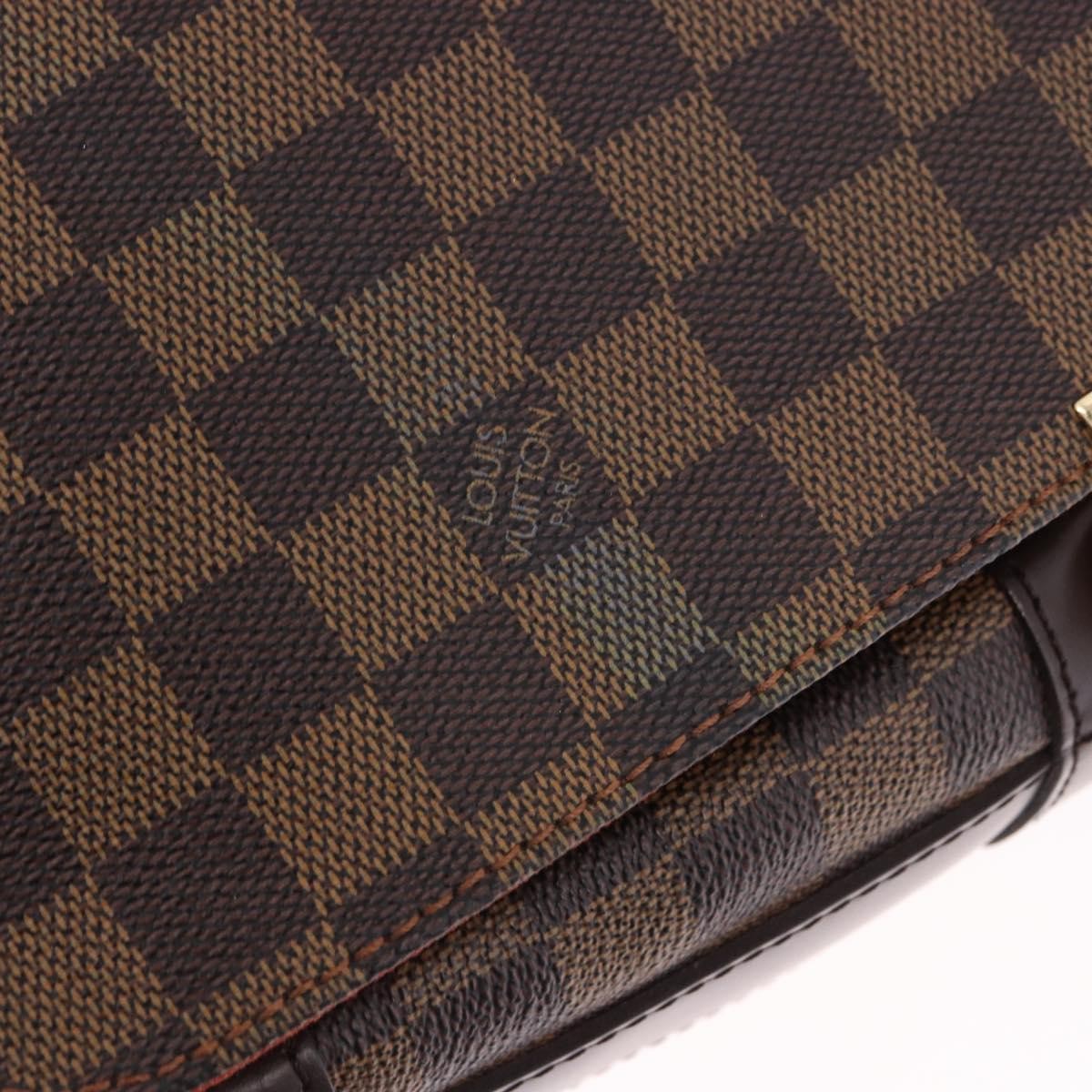 Louis Vuitton Bastille Damier Ebene Brown Canvas Shoulder Bag Bag (Pre-Owned)