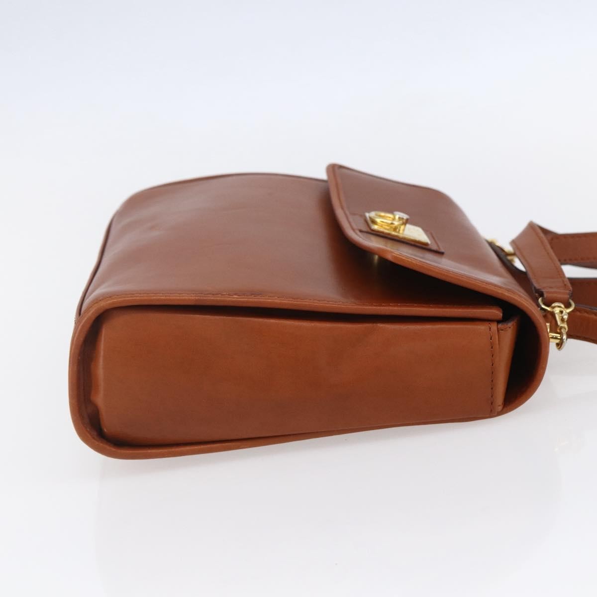 Celine Handbag Leather Brown Leather Handbag (Pre-Owned)