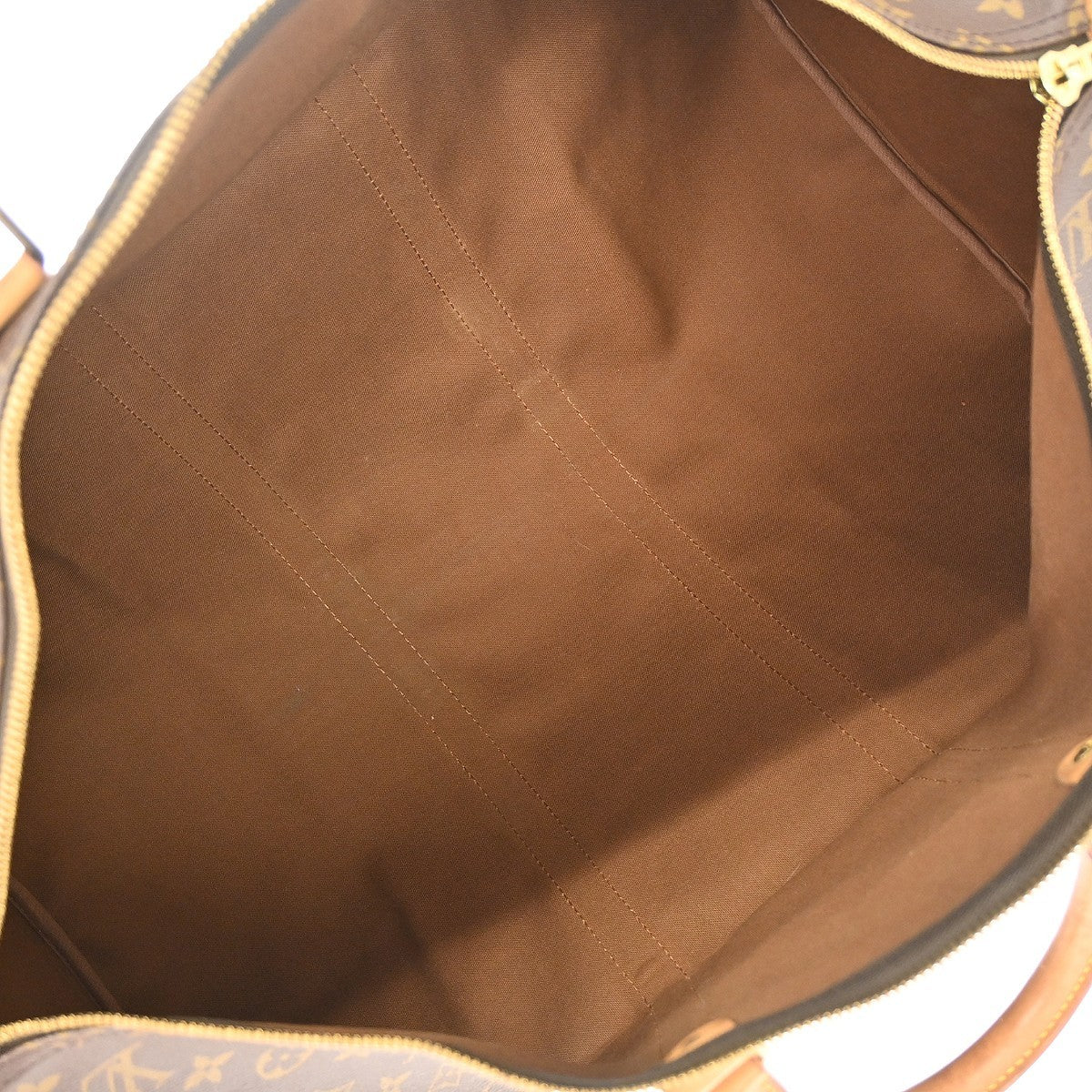 Louis Vuitton Keepall Monogram Canvas Brown Canvas Travel Bag Bag (Pre-Owned)