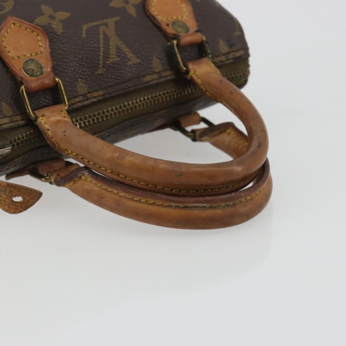 Louis Vuitton Speedy Mini Hl Monogram Canvas Brown Canvas Handbag (Pre-Owned)