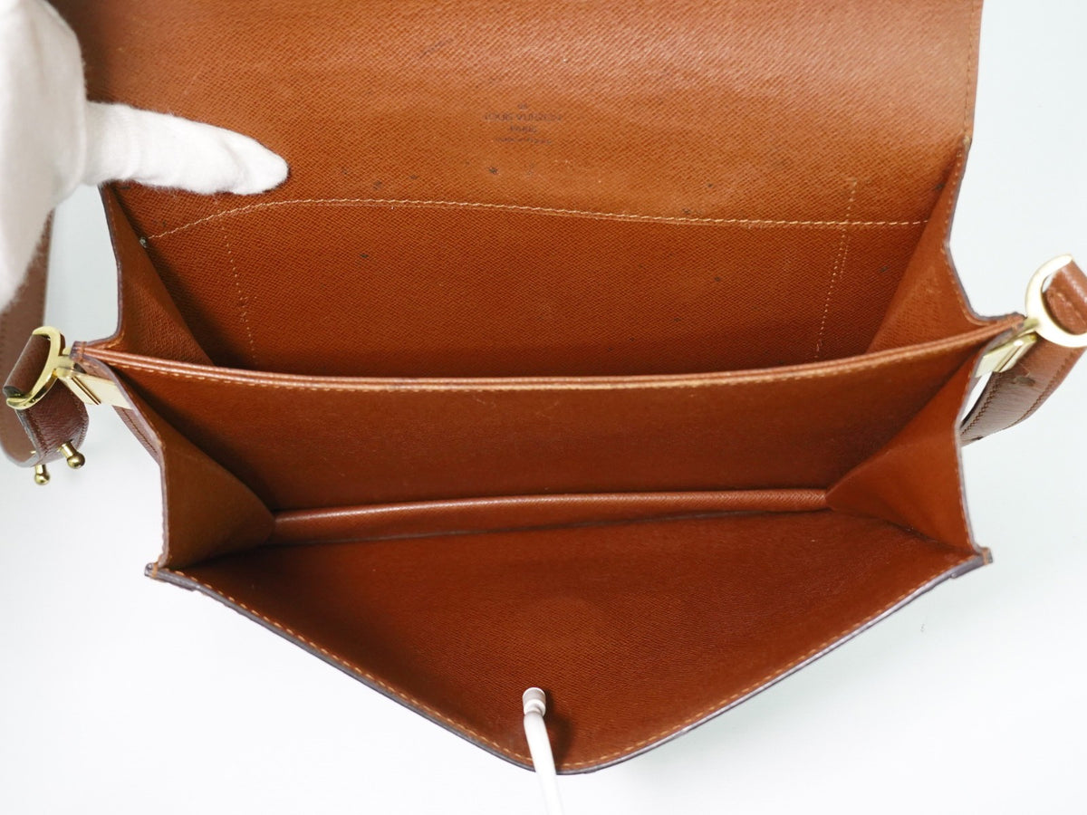 Louis Vuitton Raspail Monogram Canvas Brown Canvas Handbag (Pre-Owned)