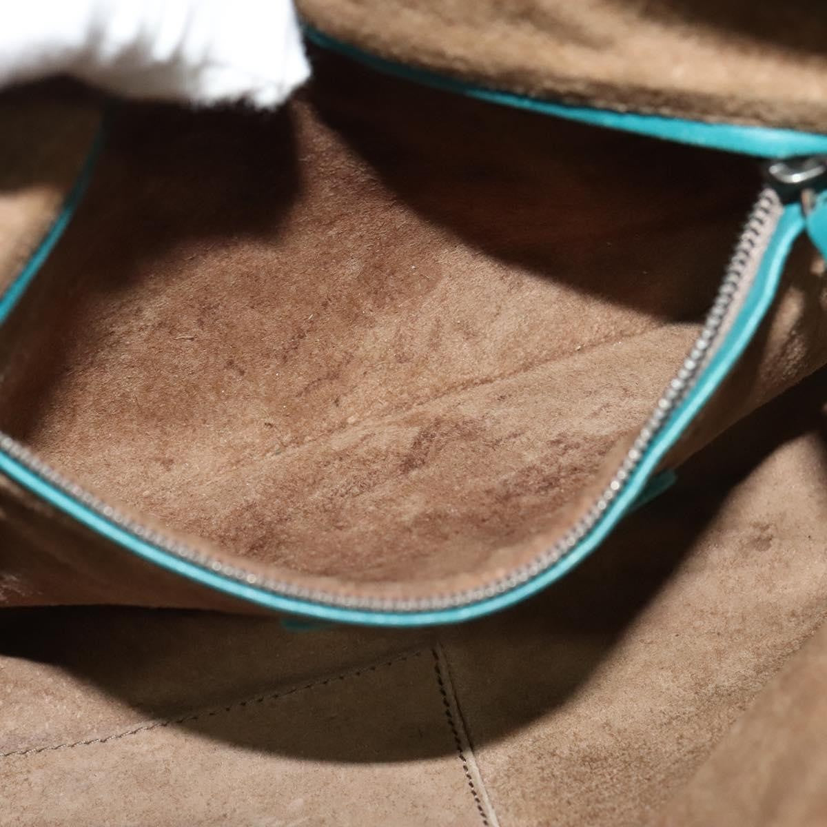 Bottega Veneta Double Compartment Pillow Intrecciato Nappa Green Leather Crossbody Bag Bag (Pre-Owned)