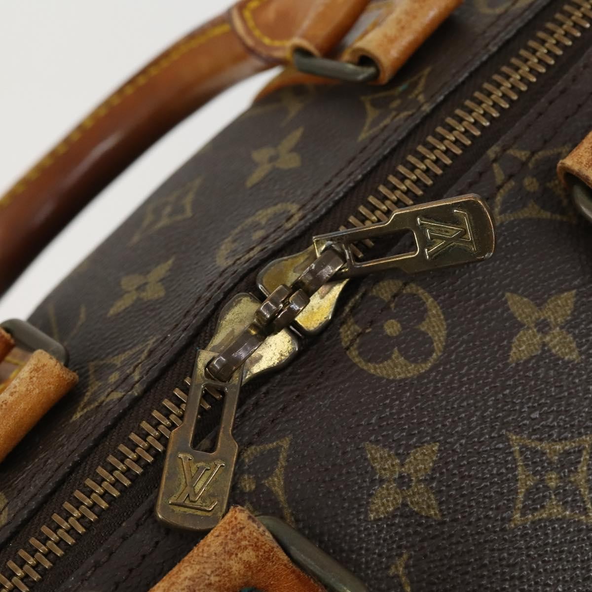 Louis Vuitton Keepall Monogram Canvas Brown Canvas Travel Bag Bag (Pre-Owned)