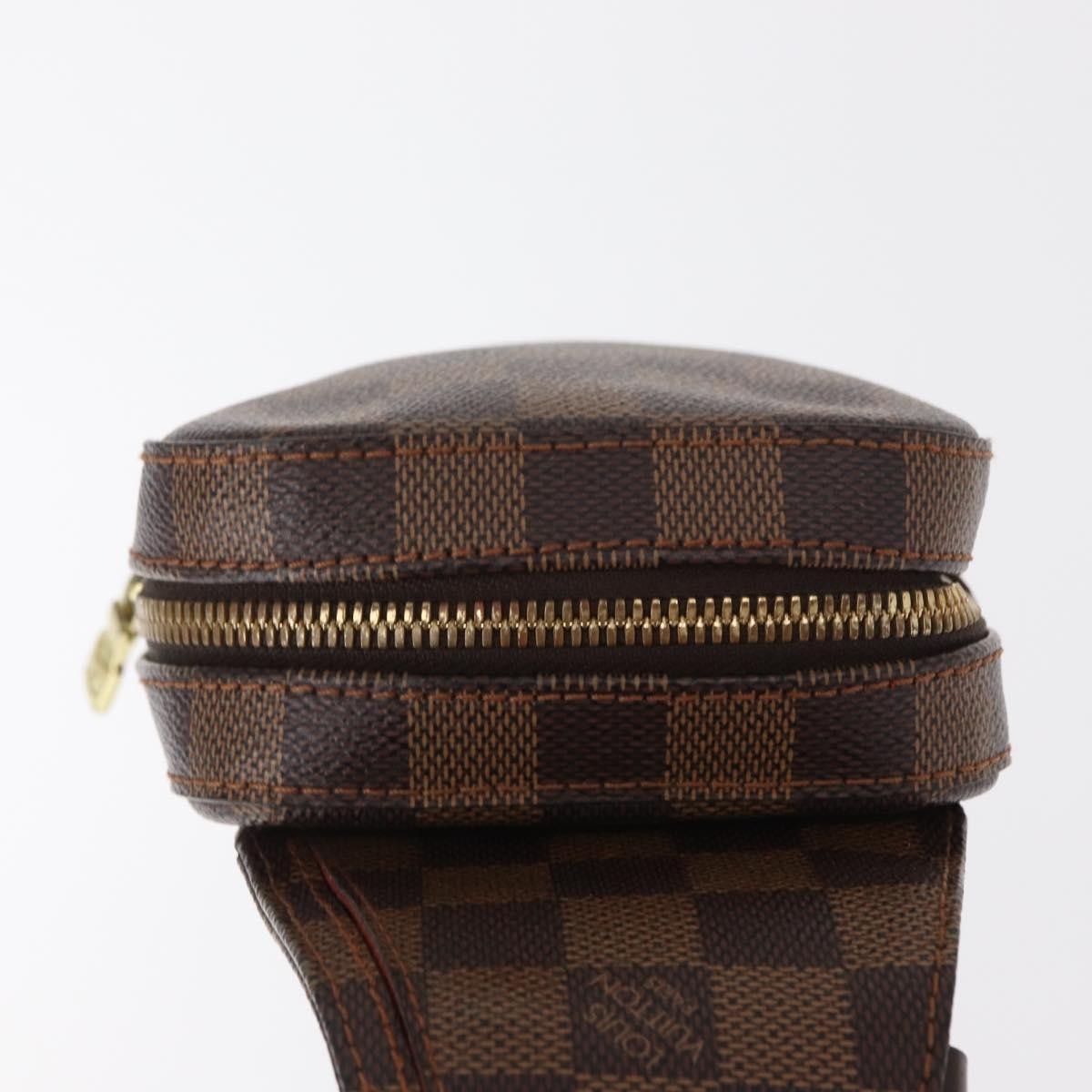 Louis Vuitton Geronimos Waist Damier Ebene Brown Canvas Clutche & Pouche Bag (Pre-Owned)