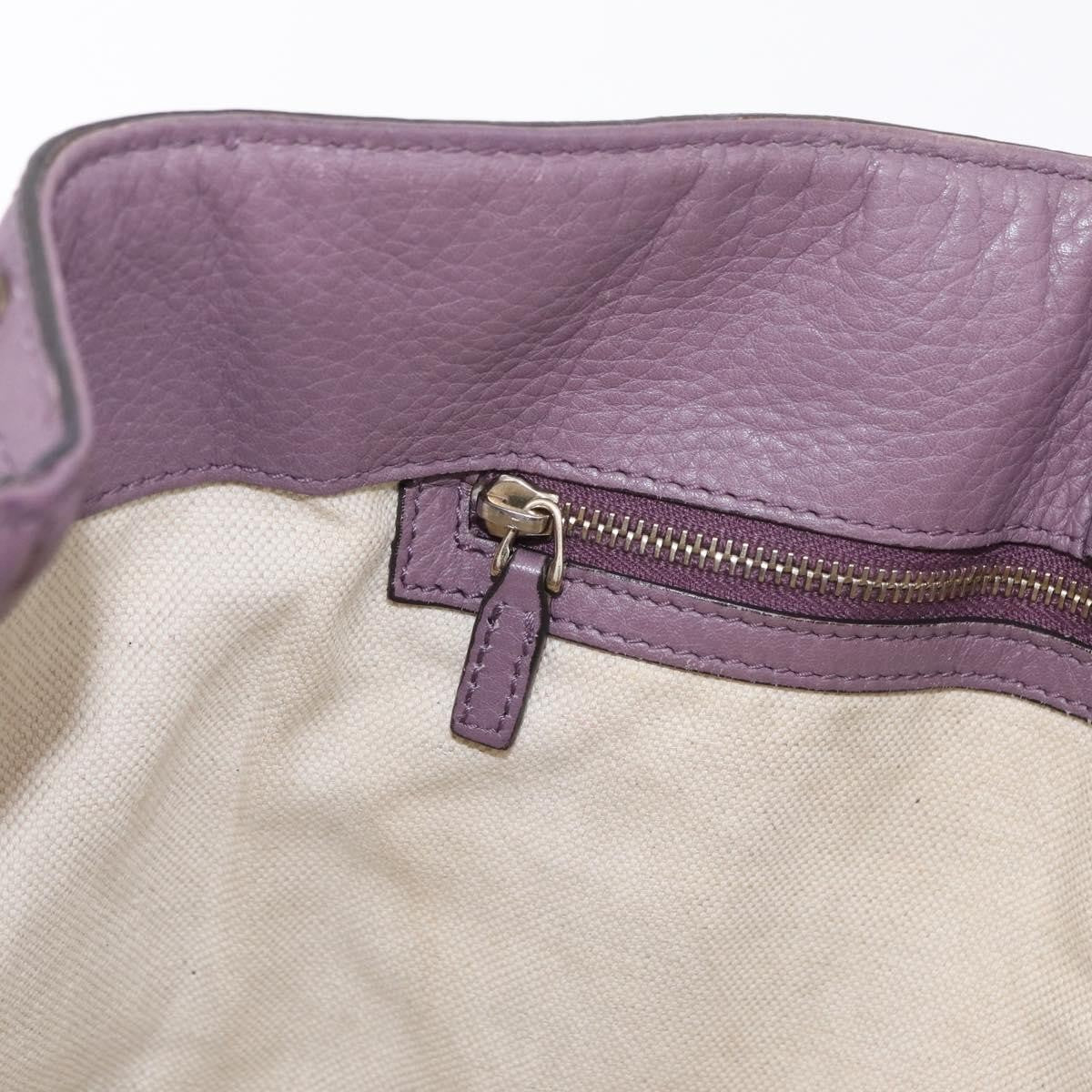 Gucci Miss Gg Gg Canvas With Leather Beige Canvas Tote Bag Bag (Pre-Owned)