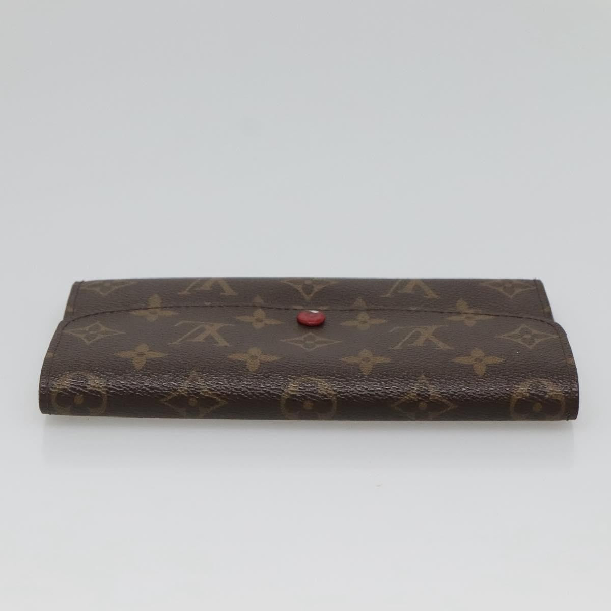 Louis Vuitton Emilie Monogram Canvas Red Canvas Wallets Accessory (Pre-Owned)