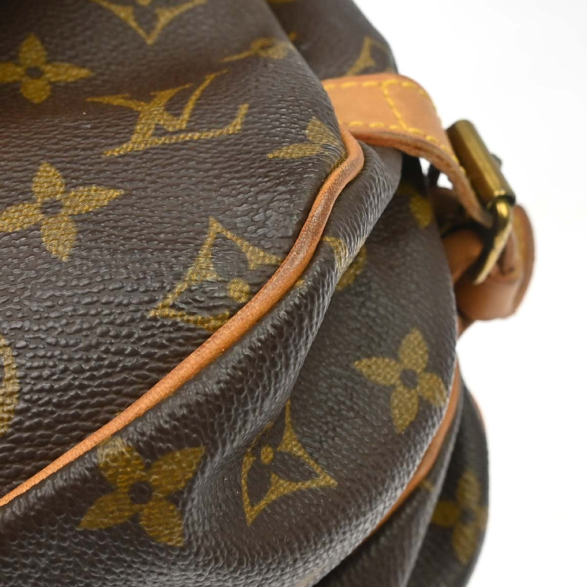 Louis Vuitton Saumur Monogram Canvas Brown Canvas Handbag (Pre-Owned)