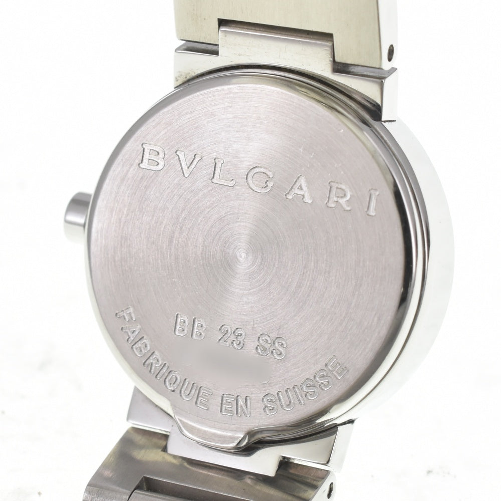 Bvlgari Bvlgari Bvlgari Quartz Stainless Steel With Diamond Markers Watch (Pre-Owned)