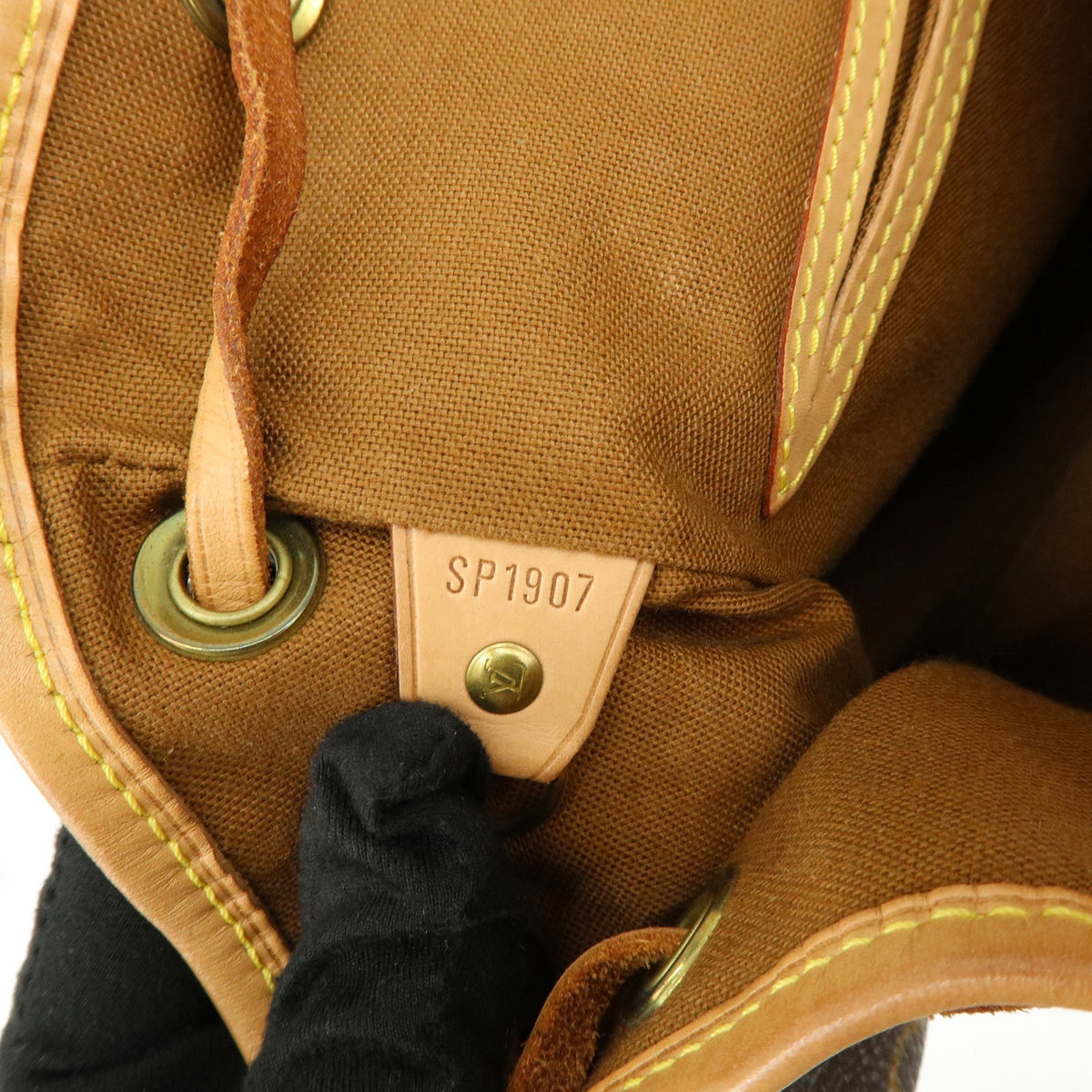 Louis Vuitton Vintage Montsouris Monogram Canvas Brown Canvas Backpack Bag (Pre-Owned)