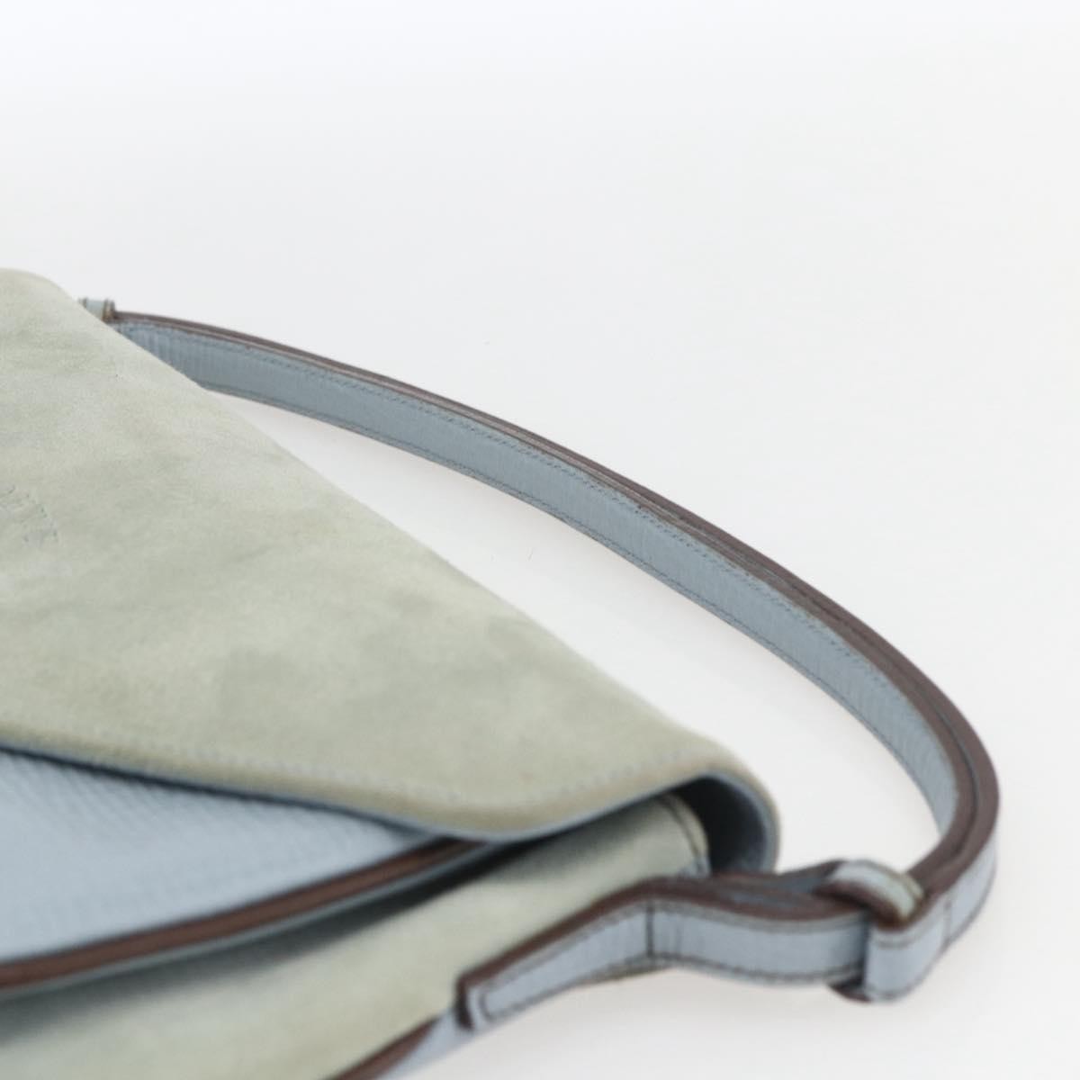 Loewe Vintage Leather Blue Leather Handbag (Pre-Owned)