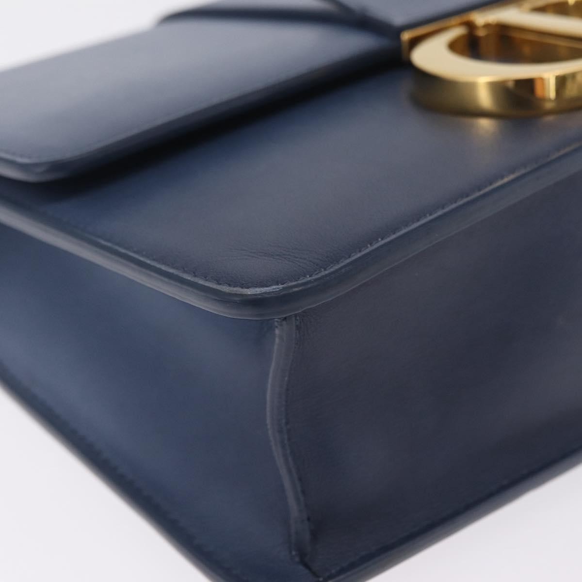 Christian Dior 30 Montaigne Flap Gradient Leather Blue Leather Shoulder Bag Bag (Pre-Owned)