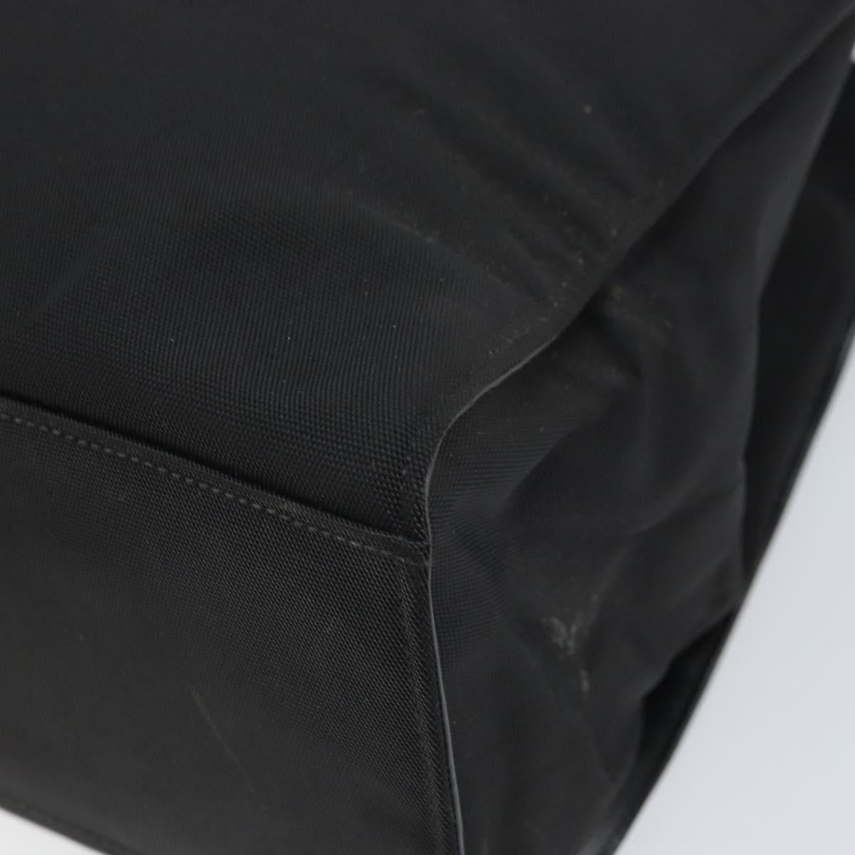 Gucci Bamboo Nylon Black Nylon Tote Bag Bag (Pre-Owned)