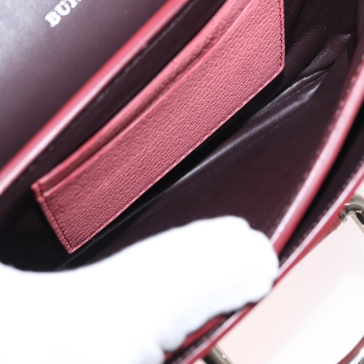 Burberry D-Ring Shoulder Leather Pink Leather Shoulder Bag Bag (Pre-Owned)