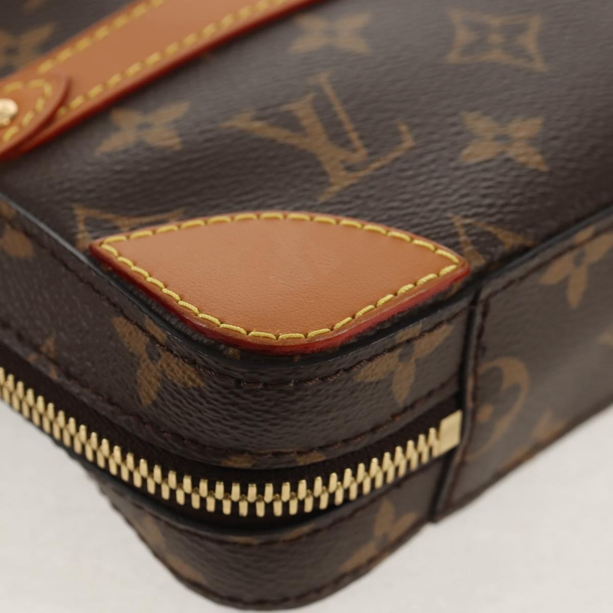 Louis Vuitton Soft Trunk Messenger Monogram Canvas Brown Canvas Shoulder Bag Bag (Pre-Owned)