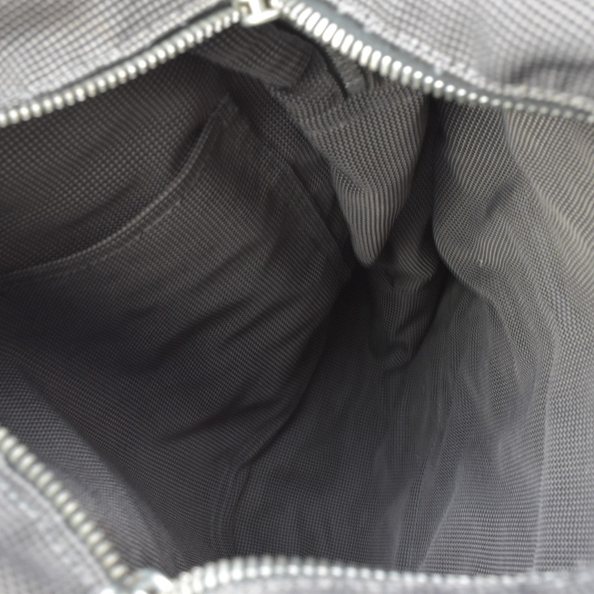 Hermes Herline Canvas Gray Canvas Backpack Bag (Pre-Owned)