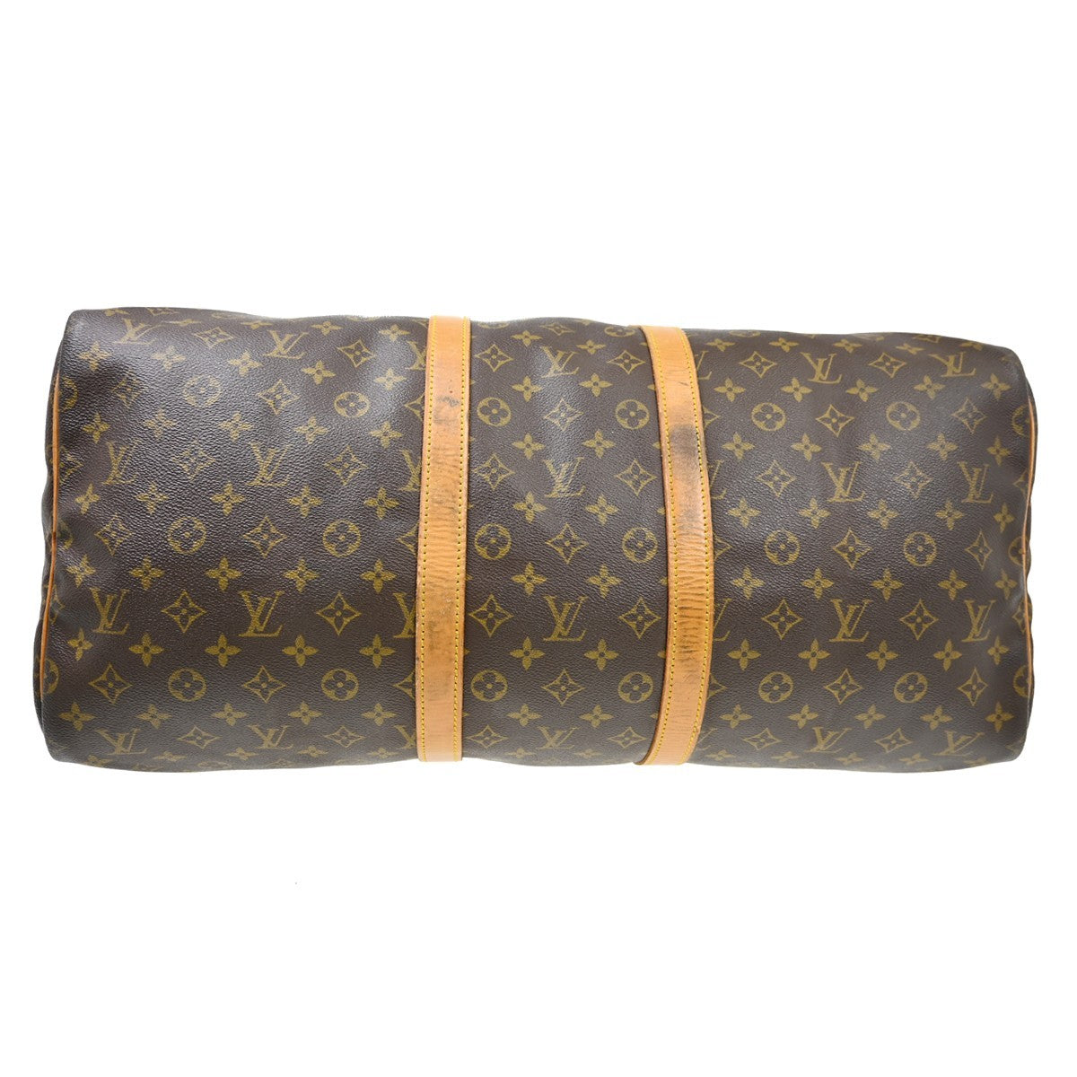 Louis Vuitton Keepall Monogram Canvas Brown Canvas Travel Bag Bag (Pre-Owned)