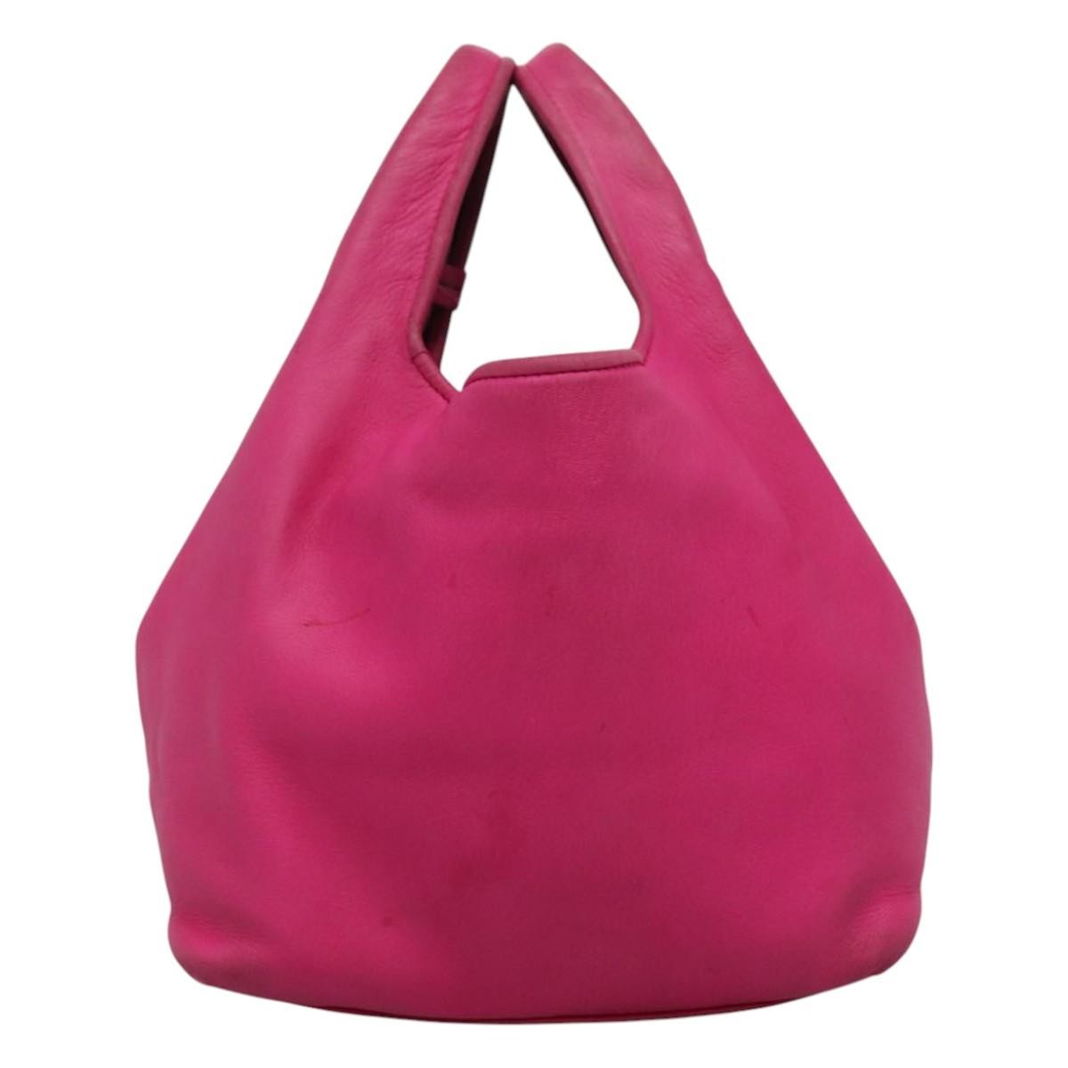 Loewe Vintage Leather Pink Leather Handbag (Pre-Owned)