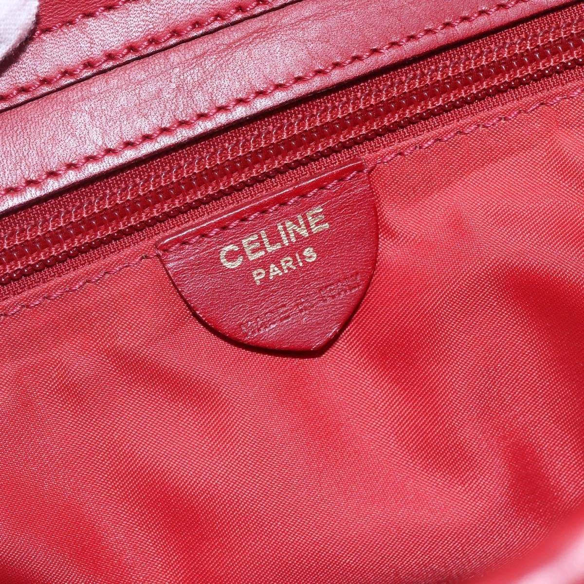 Celine Tote Nylon Red Nylon Tote Bag Bag (Pre-Owned)