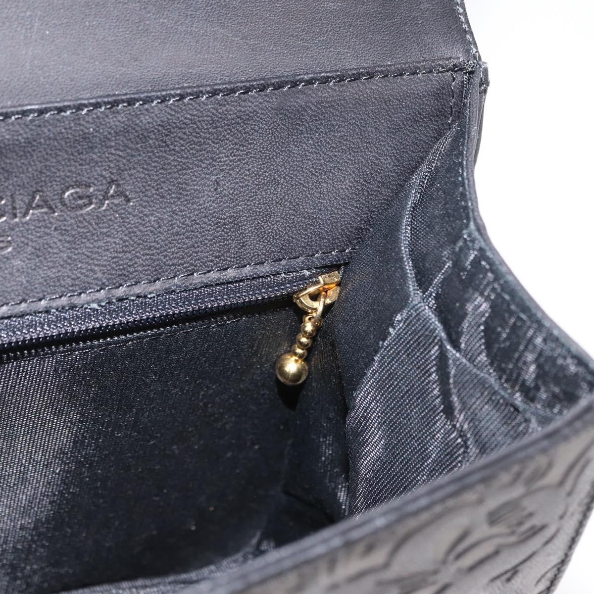 Balenciaga Vintage Leather Black Leather Handbag (Pre-Owned)