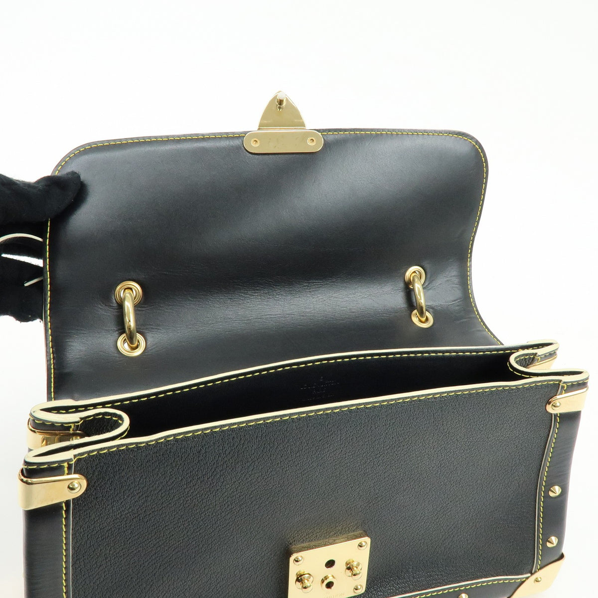 Louis Vuitton Suhali Le Talentueux Leather Black Leather Handbag (Pre-Owned)