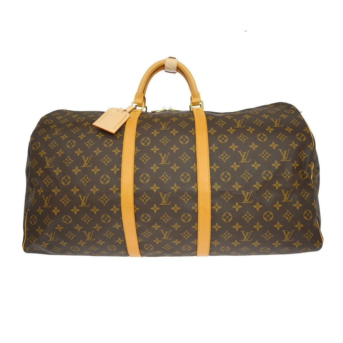 Louis Vuitton Keepall Monogram Canvas Brown Canvas Travel Bag Bag (Pre-Owned)