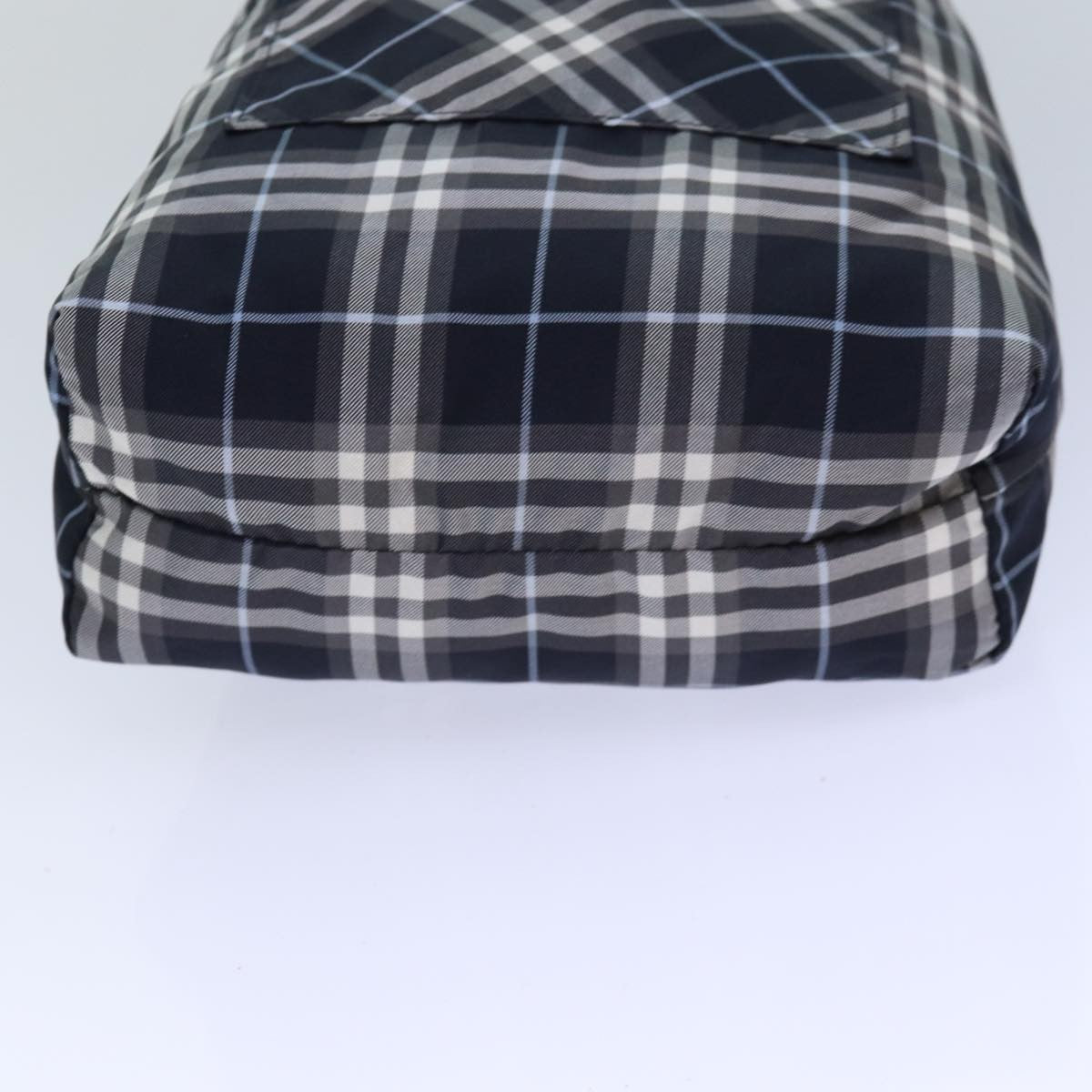 Burberry Nova Check Blue Label Nylon Black Nylon Clutche & Pouche Bag (Pre-Owned)