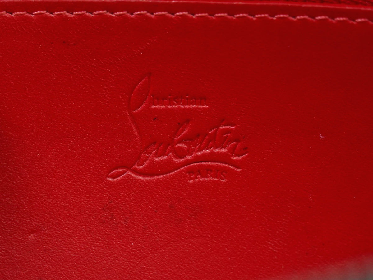 Christian Louboutin Panettone Spiked Leather Black Leather Wallets Accessory (Pre-Owned)