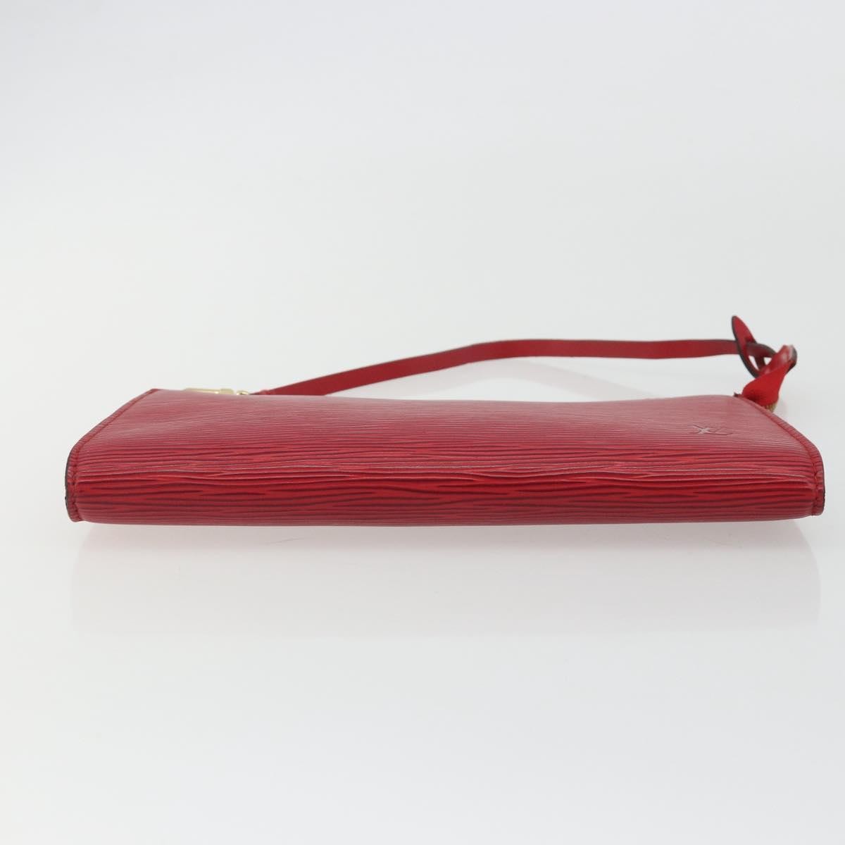 Louis Vuitton Pochette Accessoires Epi Red Leather Clutche & Pouche Bag (Pre-Owned)