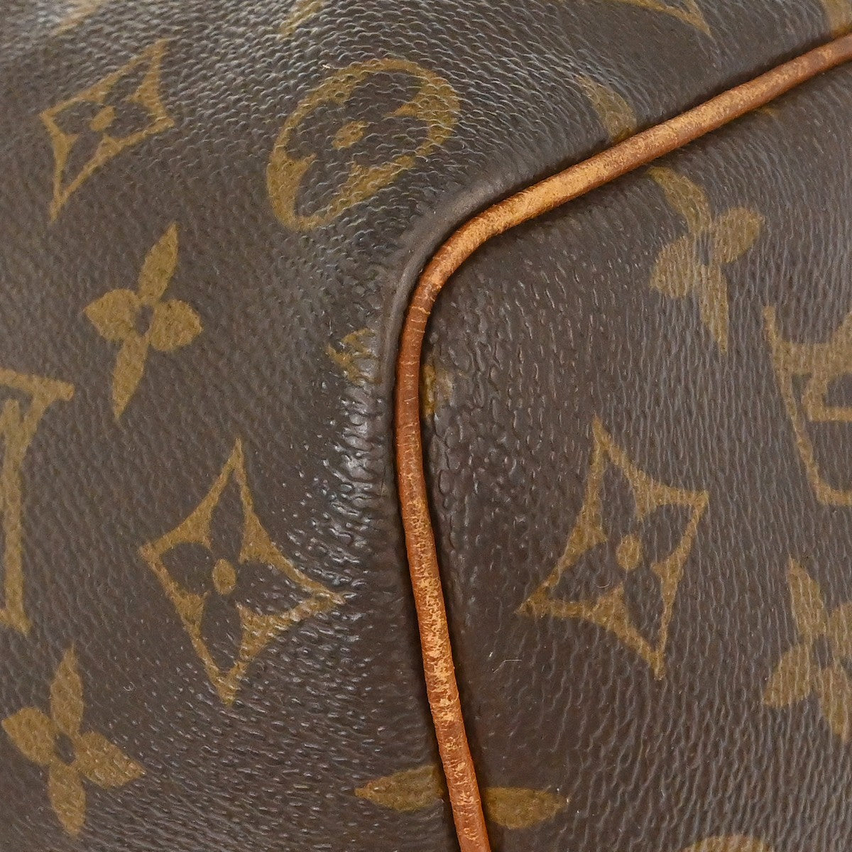 Louis Vuitton Keepall Bandouliere Monogram Canvas Brown Canvas Travel Bag Bag (Pre-Owned)
