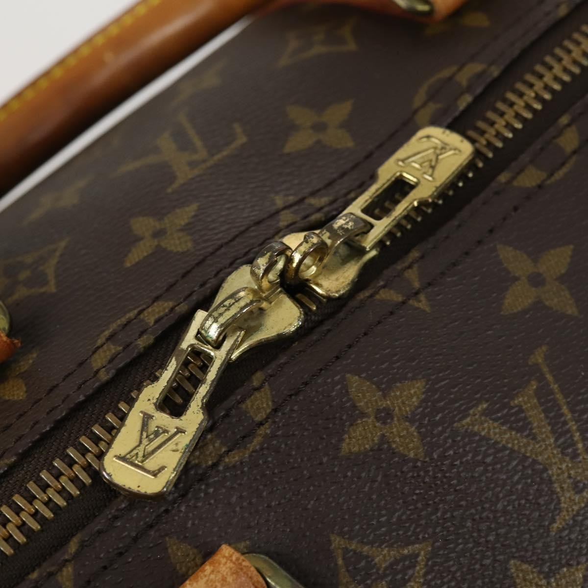Louis Vuitton Keepall Monogram Canvas Brown Canvas Travel Bag Bag (Pre-Owned)