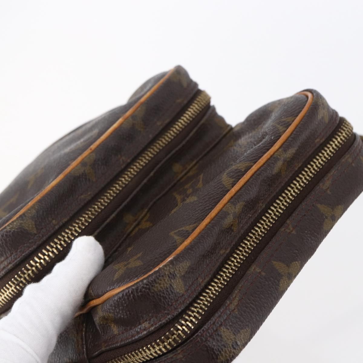 Louis Vuitton Amazone Monogram Canvas Brown Canvas Shoulder Bag Bag (Pre-Owned)